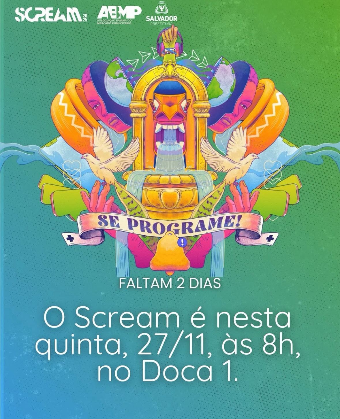 O festival é organizado pela ABMP e conta com apoio da Doca1, da Saltur e da Prefeitura de Salvador. | Foto: Divulgação