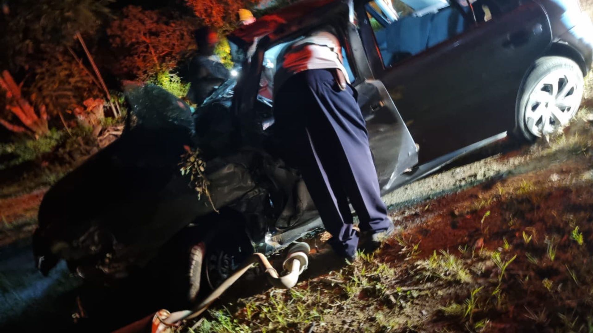 Novo acidente na BR-101. Foto: Redes sociais