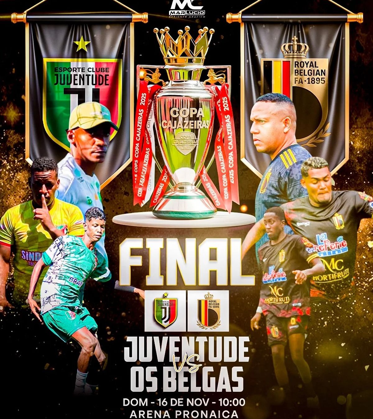 Final da Copa Cajazeiras terá Juventude e Os Belgas