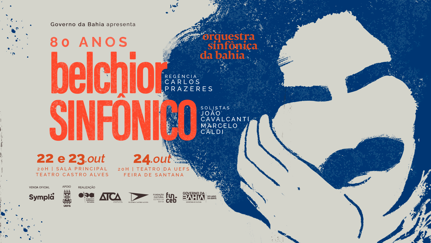 A Orquestra Sinf&ocirc;nica da Bahia (OSBA) homenageia o cantor e compositor cearense Belchior. | Foto: Divulga&ccedil;&atilde;o