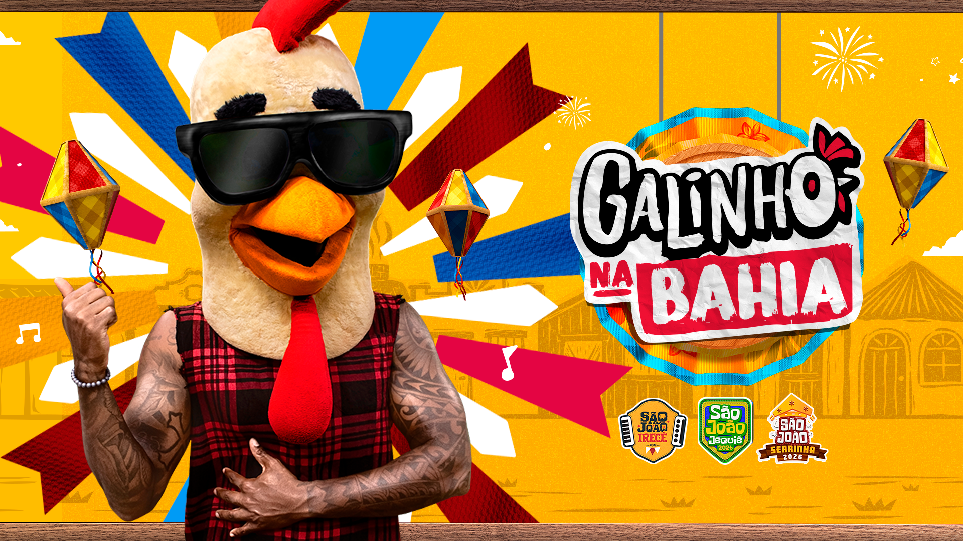 Este ano, o Galinho desembarca no interior da Bahia, com participa&ccedil;&atilde;o no S&atilde;o Jo&atilde;o de Irec&ecirc;, Jequi&eacute; e Serrinha. | Foto: Divulga&ccedil;&atilde;o/TV Aratu