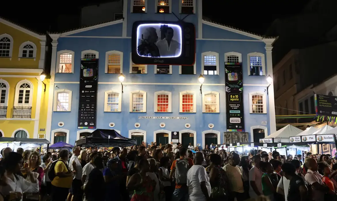A edi&ccedil;&atilde;o de 2026 marca os dez anos da Flipel&ocirc; e tamb&eacute;m integra as comemora&ccedil;&otilde;es pelos 40 anos da Funda&ccedil;&atilde;o Casa de Jorge Amado. | Foto: Rovena Rosa/Ag&ecirc;ncia Brasil