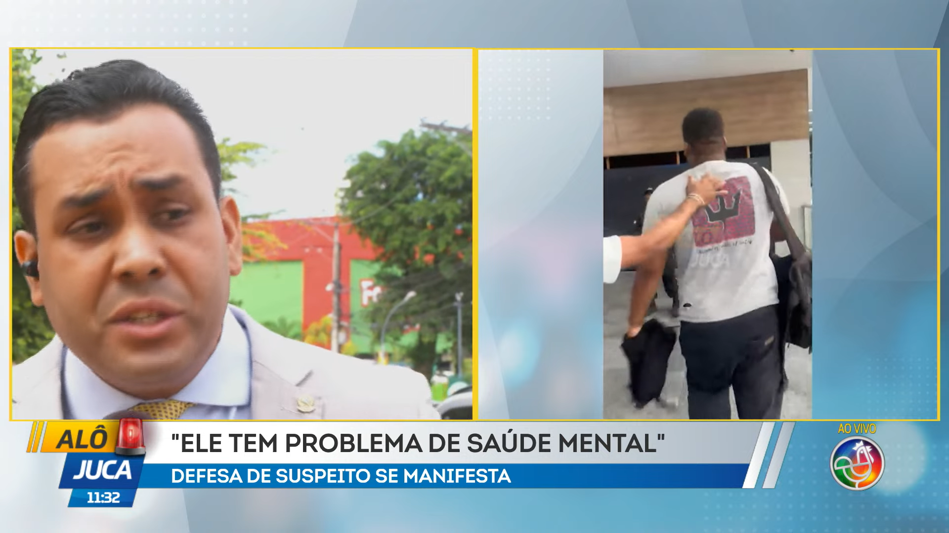 O representante do suspeito afirma que a condição deve ser levada em consideração durante a apuração do caso. | Foto: Reprodução/TV Aratu