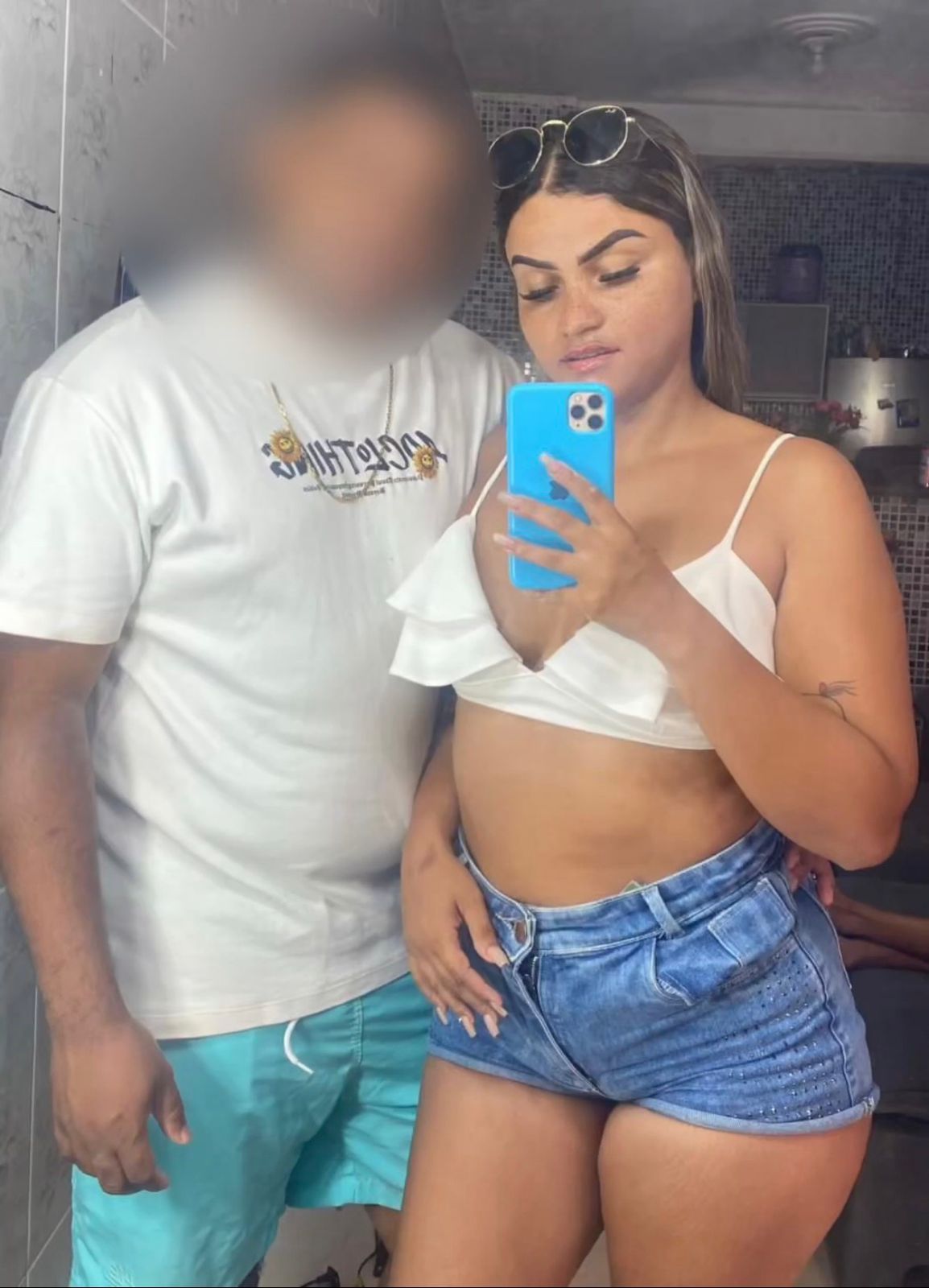 Eduarda foi casada por dois anos com Elenilton Santos, de 28. | Foto: Redes Sociais