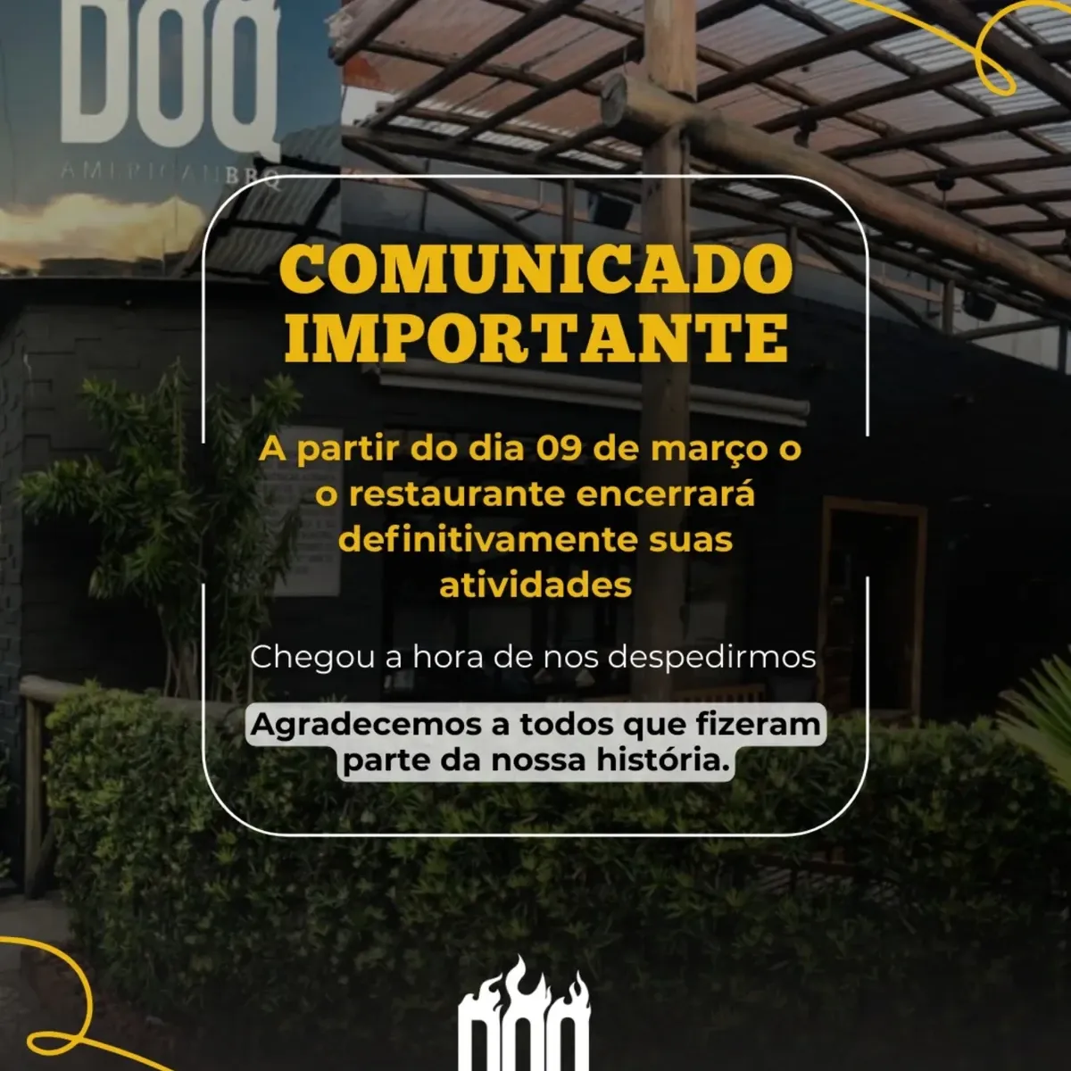 Após o anúncio, clientes utilizaram as redes sociais para se despedir do estabelecimento. | Foto: Redes Sociais