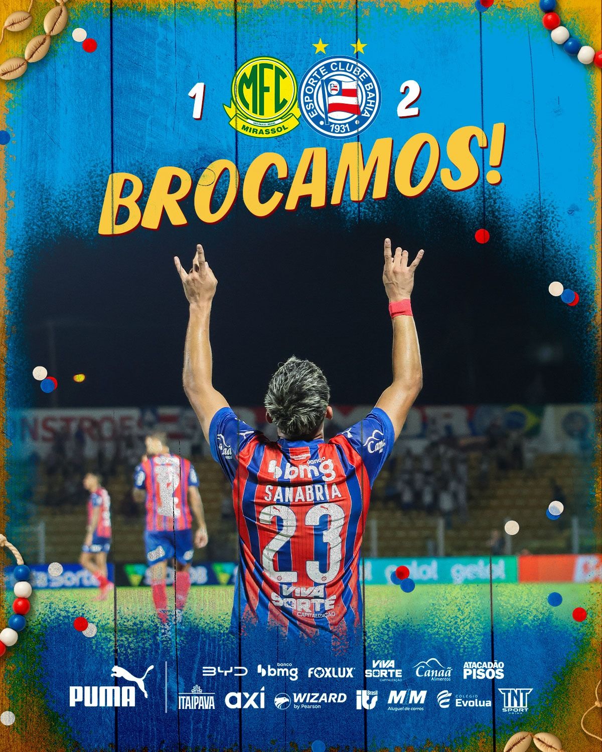 Este foi o primeiro triunfo do Bahia sobre o Mirassol desde o início do histórico de confrontos entre as equipes. | Foto: Rafael Rodrigues/EC Bahia