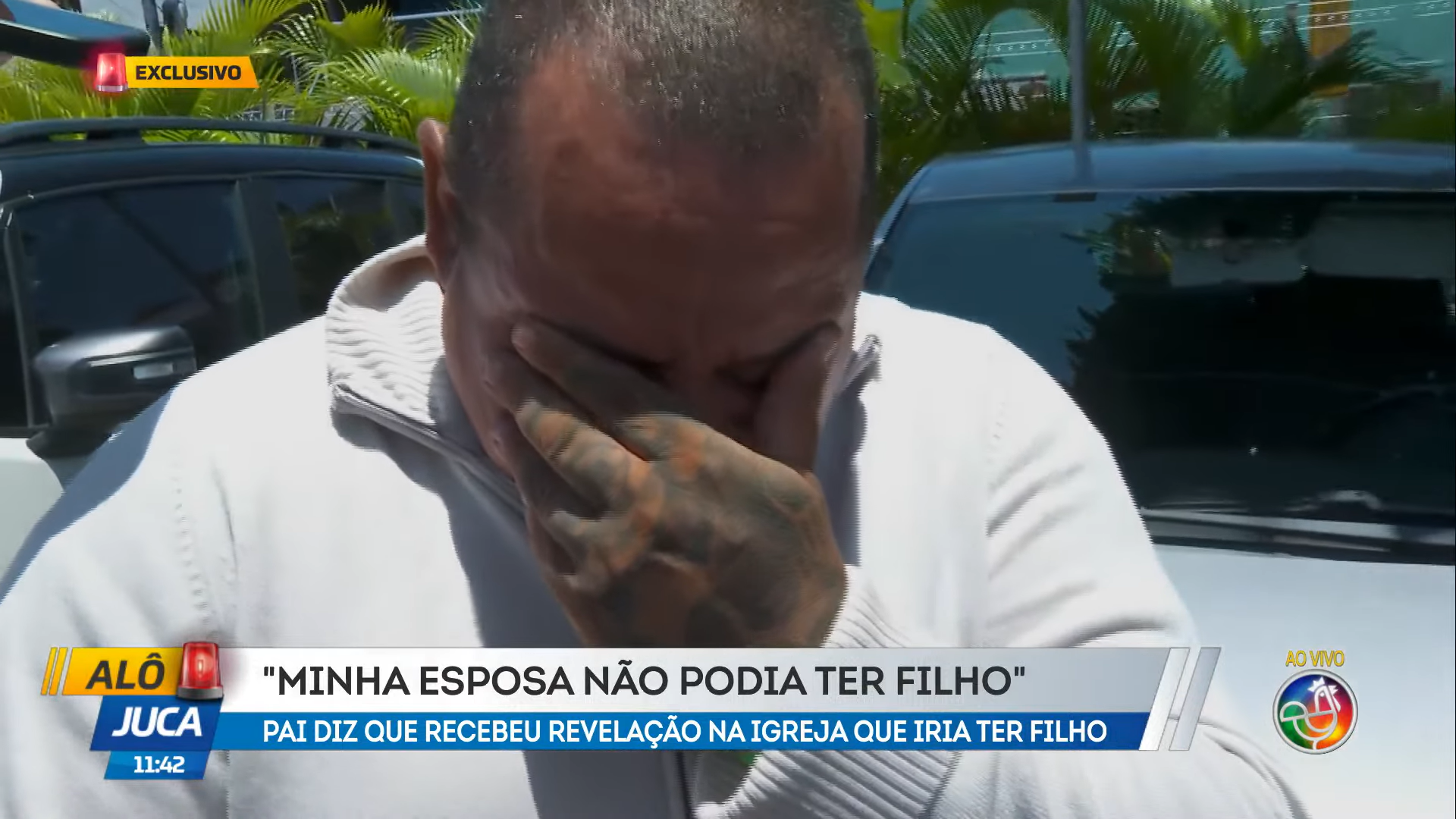 Um bebê de nove meses foi sequestrado por um homem armado na noite de terça-feira (13), em uma praça no distrito de Ponto do Astério, no sul da Bahia. | Foto: Reprodução/TV Aratu