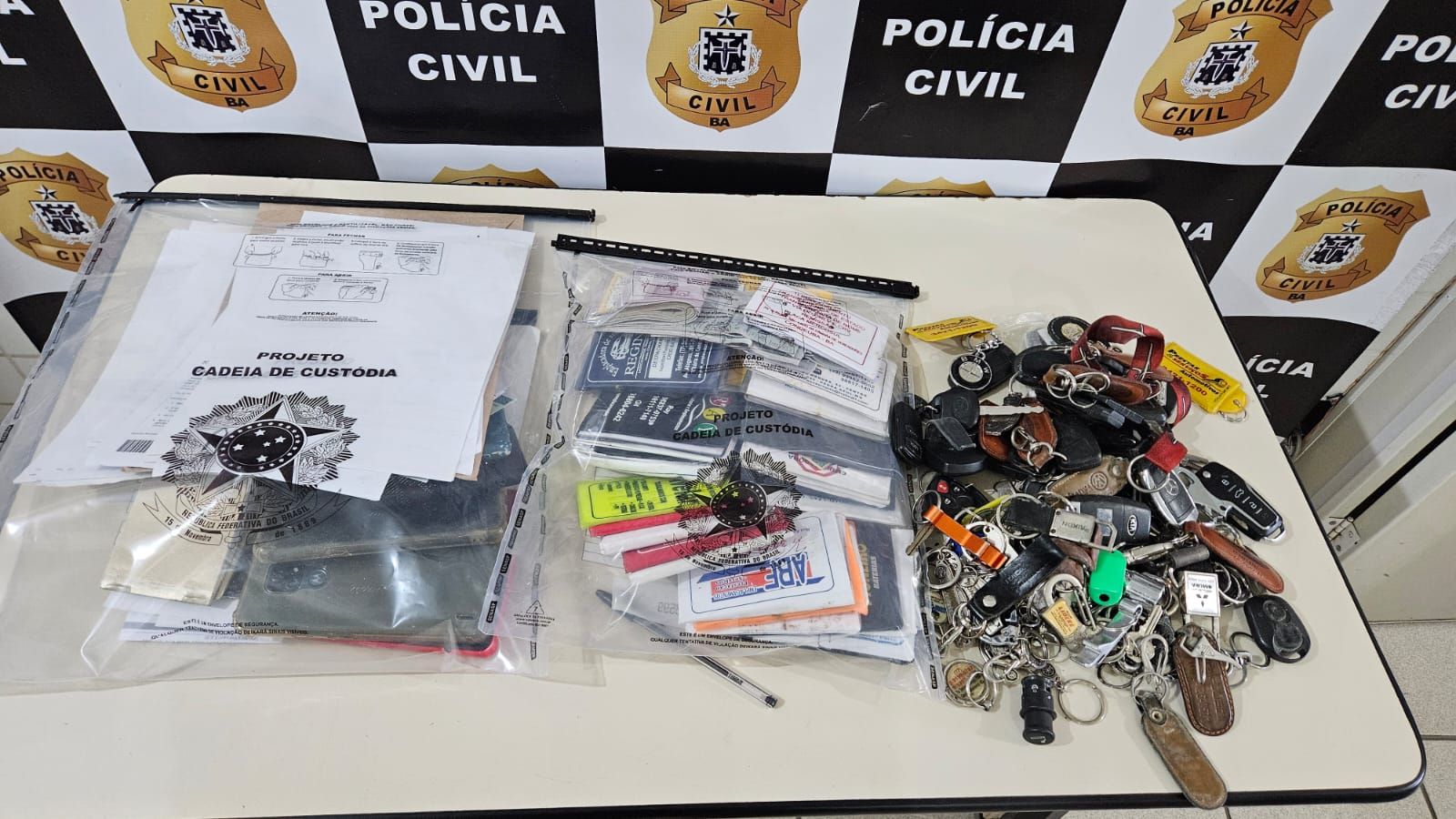 A a&ccedil;&atilde;o foi realizada no contexto de uma investiga&ccedil;&atilde;o de estelionato que apura preju&iacute;zo superior a R$ 1,3 milh&atilde;o. | Foto: Pol&iacute;cia Civil/Divulga&ccedil;&atilde;o