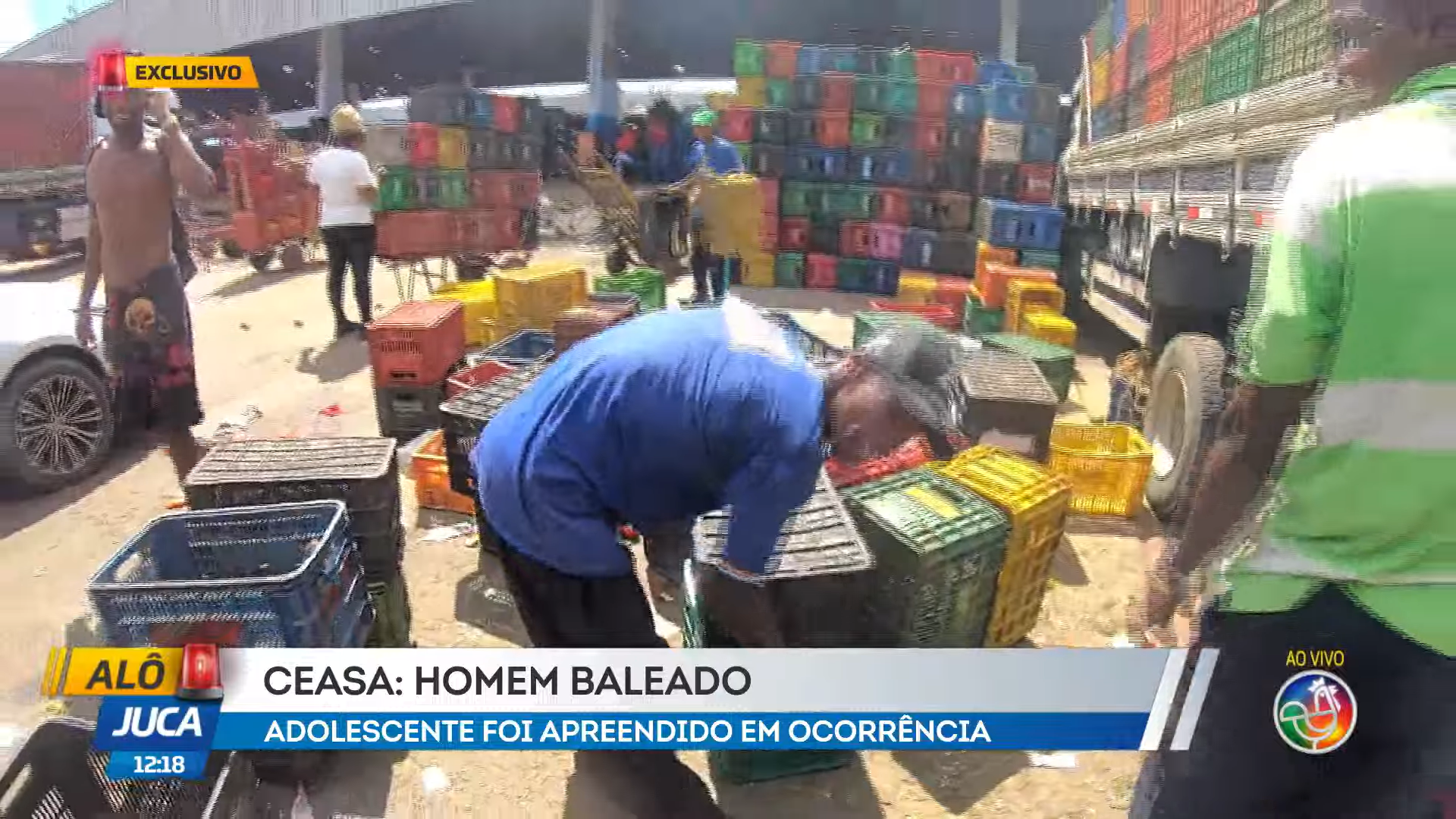 Conforme o coronel Travessa, o homem e o adolescente estavam em posse de drogas no momento da abordagem. | Foto: Reprodução/TV Aratu