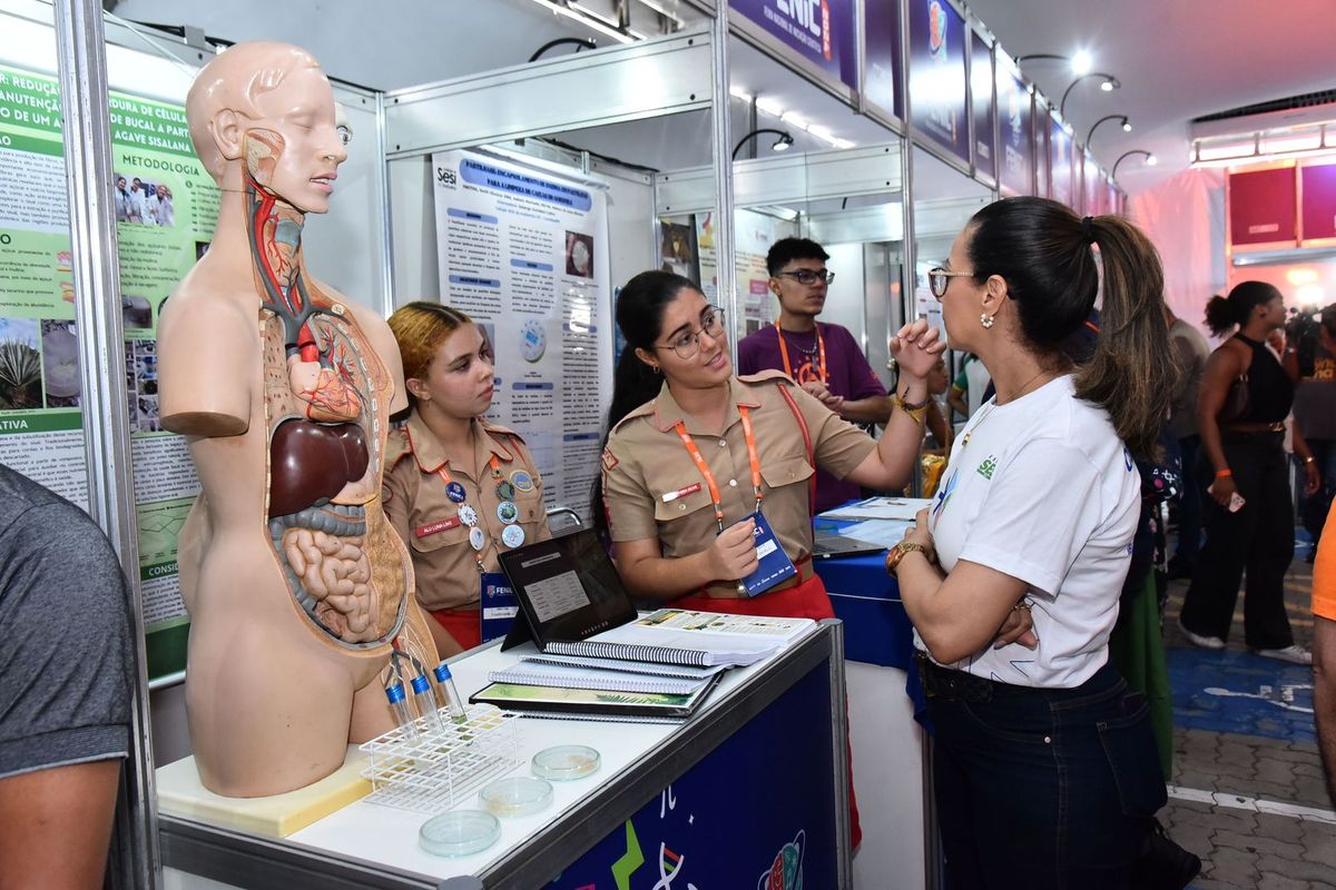 Festival SESI de Ciência, Tecnologia e Inovação em Salvador. Foto: Antônio Cavalcante / Coperphoto / Sistema Fieb