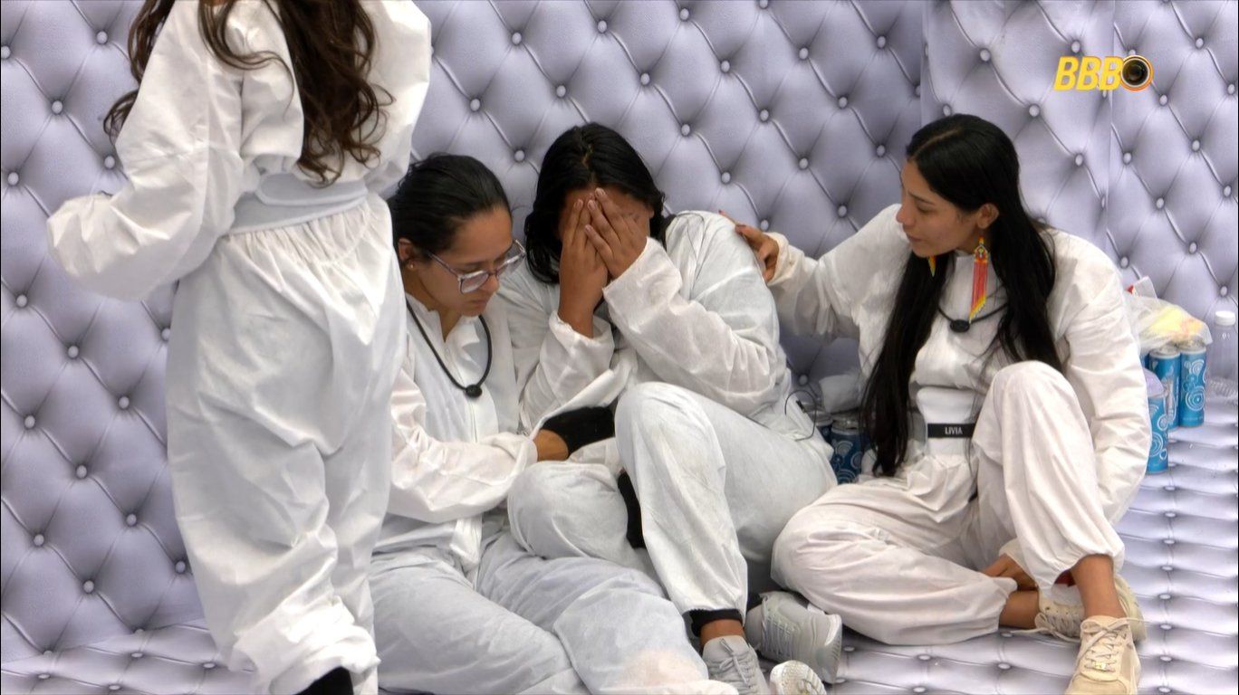 Os candidatos confinados no Quarto Branco do BBB 26 ganharam uma nova chance de entrar na casa. | Foto: Reprodu&ccedil;&atilde;o/Globoplay