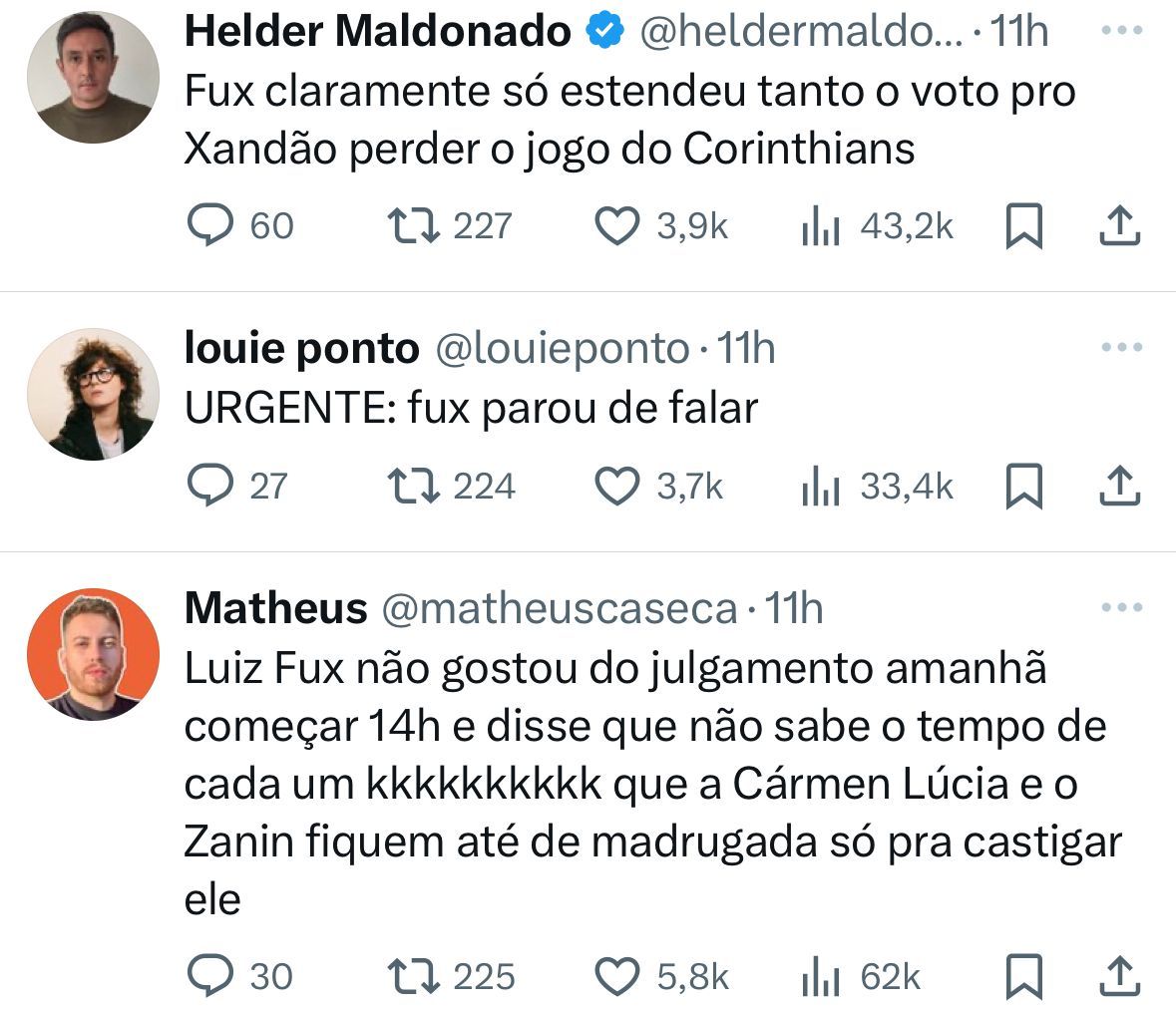 Até o momento, o placar para condenação de Bolsonaro está 2 a 1, com os ministros Alexandre de Moraes e Flávio Dino votando pela condenação. | Foto: Redes Sociais