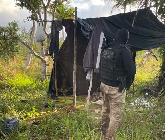 Polícia Civil Desarticula Acampamento De Facção Na Bahia