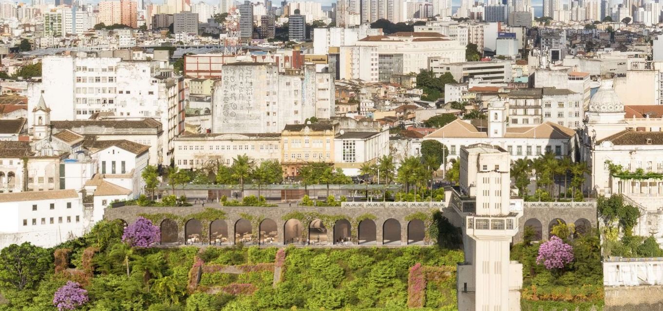 Vista panorâmica do centro de convenções projetado pela prefeitura | Foto: divulgação