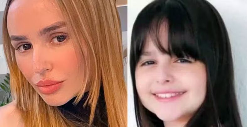Influencer Lidiane Aline Lorenço E a Filha, Miana Sophya Santos Foto Reprodução