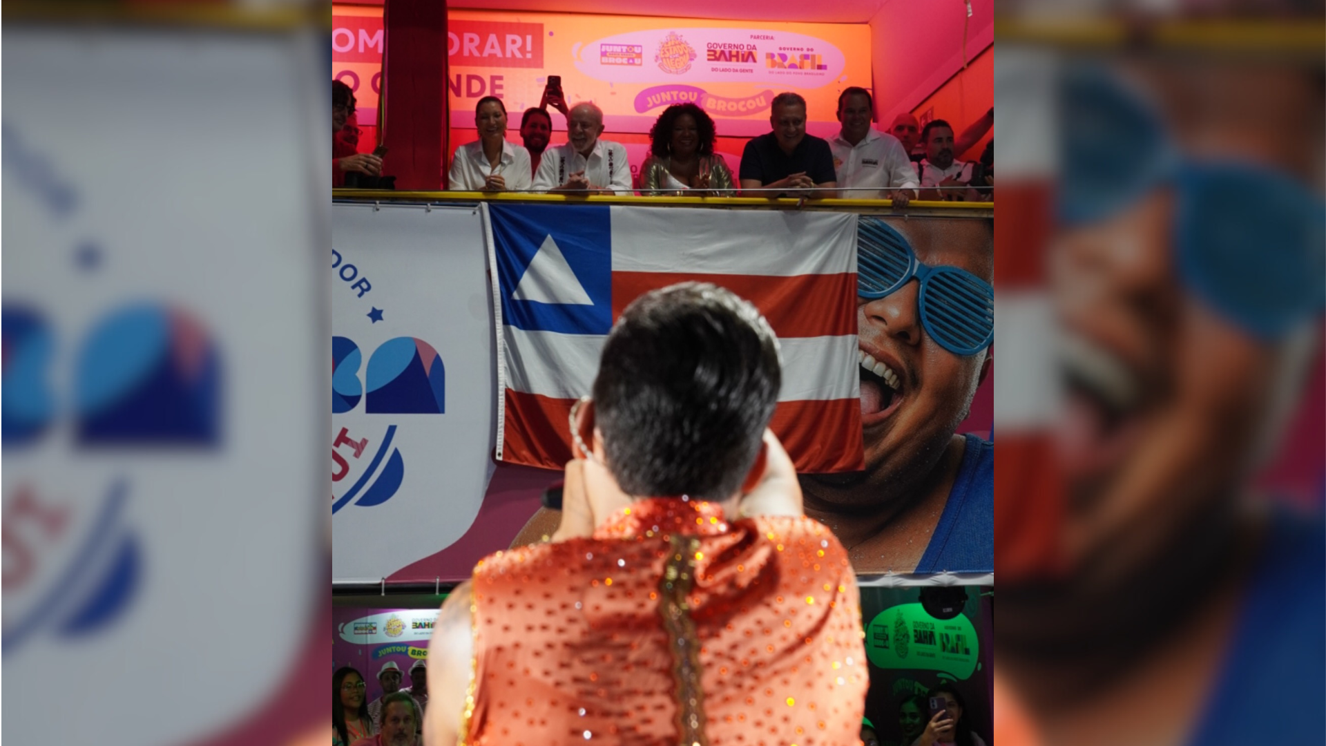 Na sa&iacute;da do Campo Grande, o cantor Thiago Aquino convidou o presidente Lula e o governador Jer&ocirc;nimo Rodrigues para beber. | Foto: Instagram (@thiagoaquinoof) 