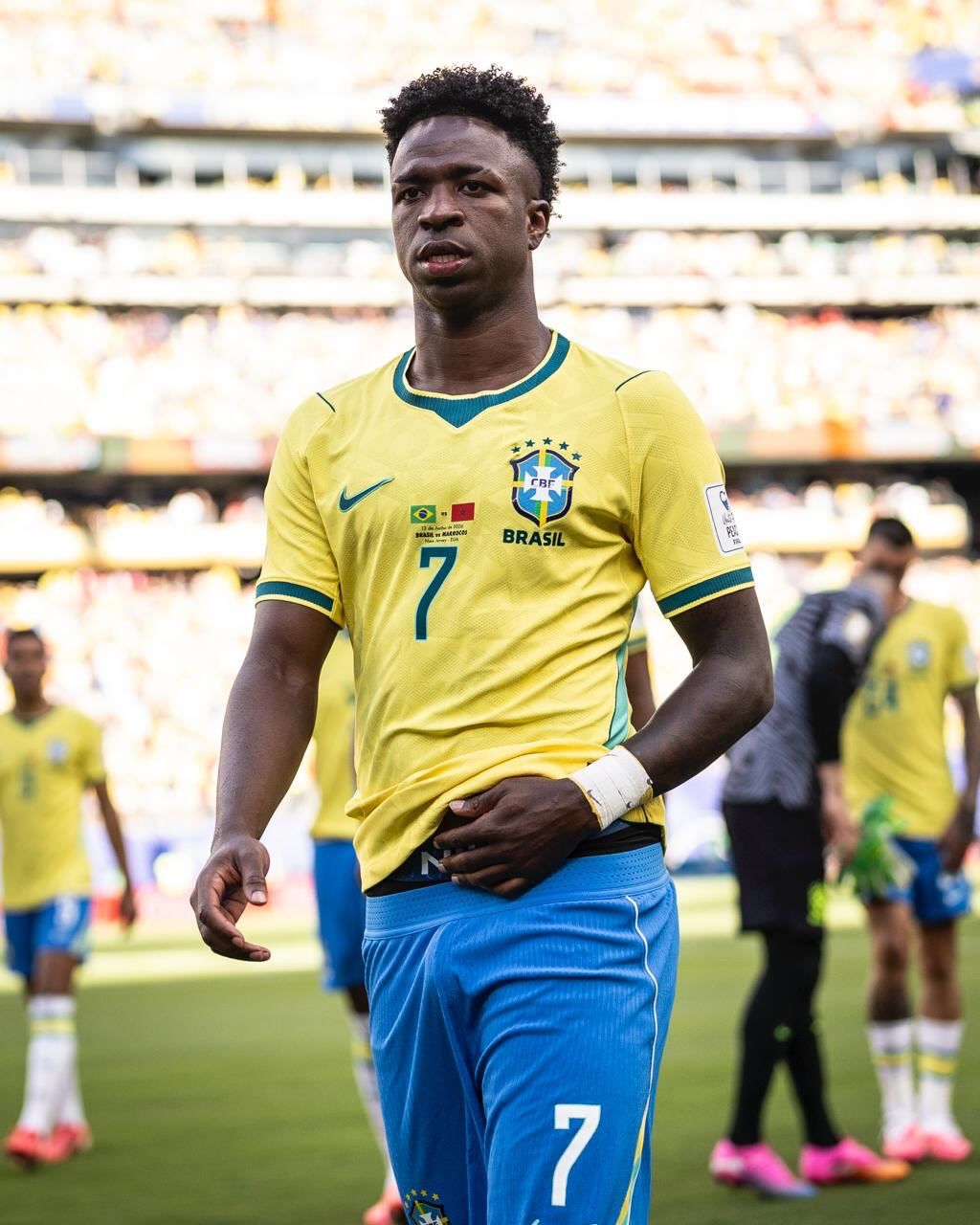 Brasil e Noruega disputam uma vaga nas quartas de final; Vini Jr. e Haaland se enfrentam neste domingo (5). | Foto: Redes Sociais
