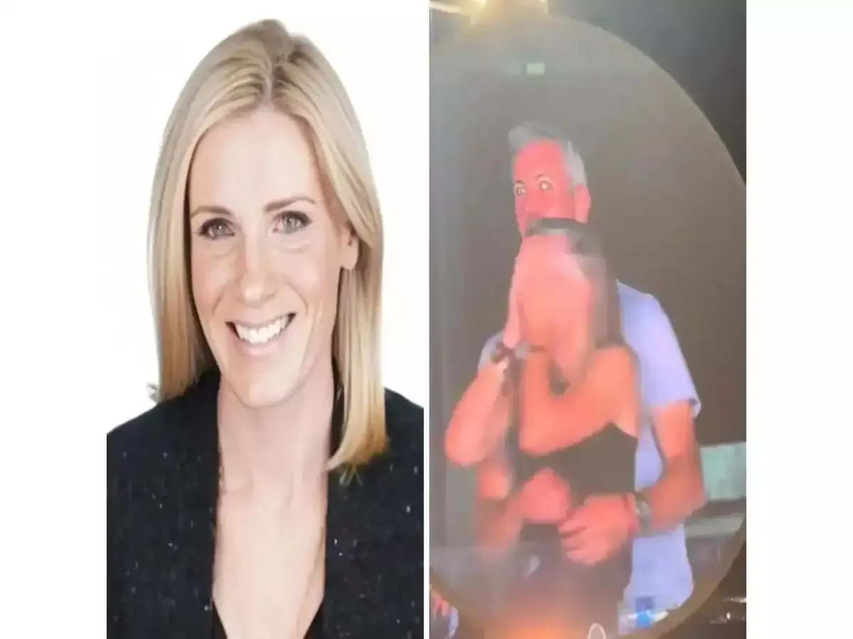 Kristin Cabot, mulher flagrada com amante em show de Coldplay, pede divórcio. Foto: Reprodução / Redes sociais