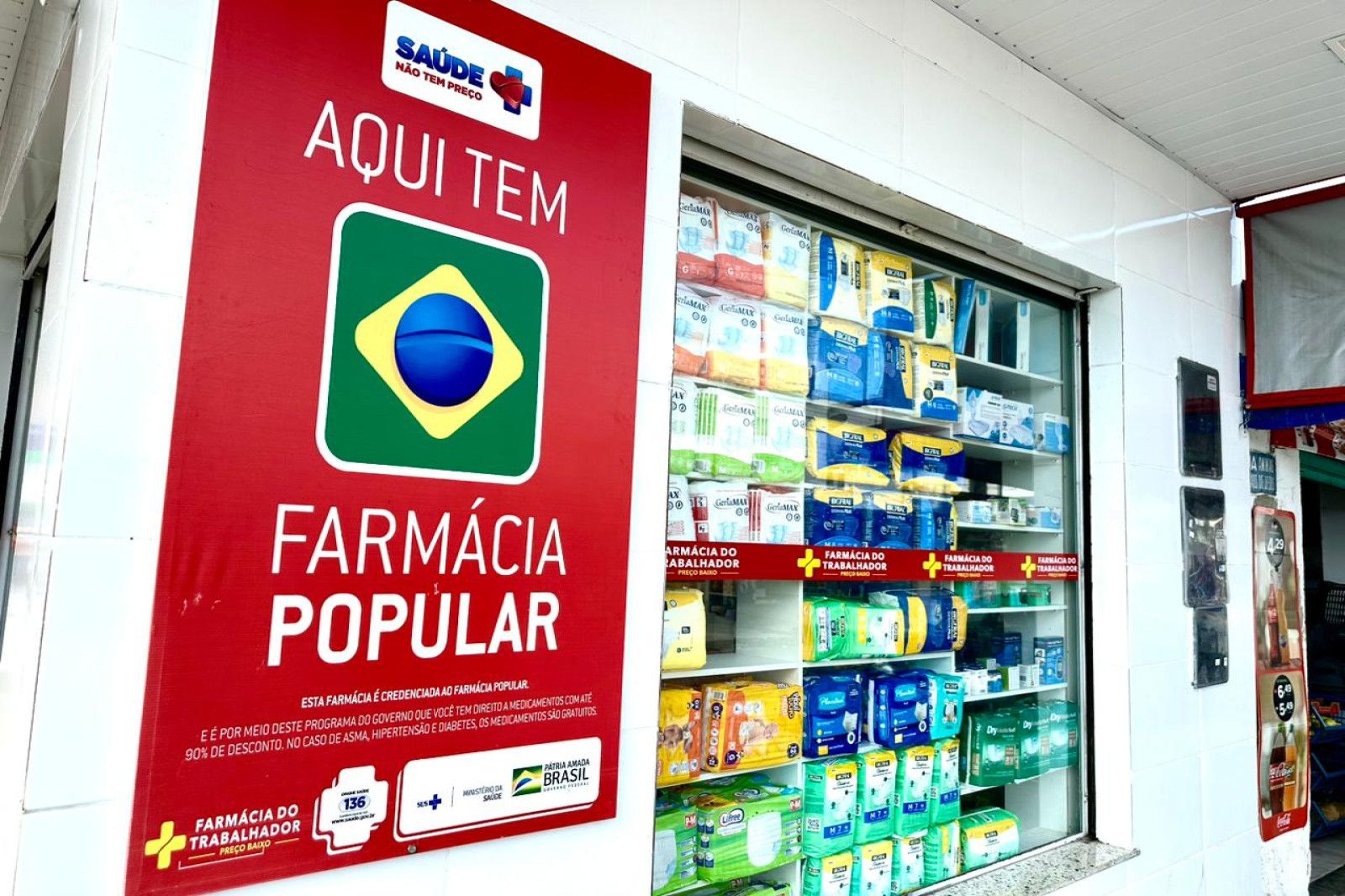 Minist&eacute;rio da Sa&uacute;de cria grupo de trabalho para ampliar atendimento da Farm&aacute;cia Popular, estudar unidades em &aacute;reas vulner&aacute;veis e adotar biometria e reconhecimento facial. | Foto: Divulga&ccedil;&atilde;o